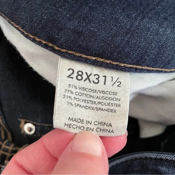 BKE Denim Stella Mid Rise Skinny Jeans Women’s Size 28R Dark Wash | READ DISC. - Picture 7 of 12